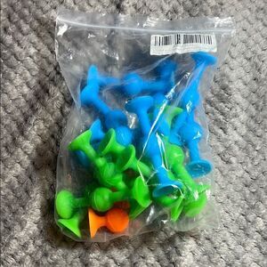 Colorful Suction Cup Game Pieces